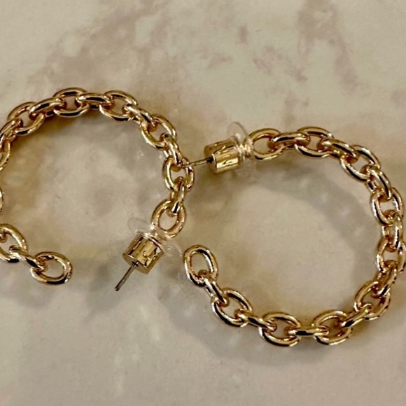 Dannijo Liona Hoop Earrings. - Picture 1 of 4